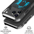 DC Comics Batman Blue Splash character shape iPhone 18 Pro Clear Case