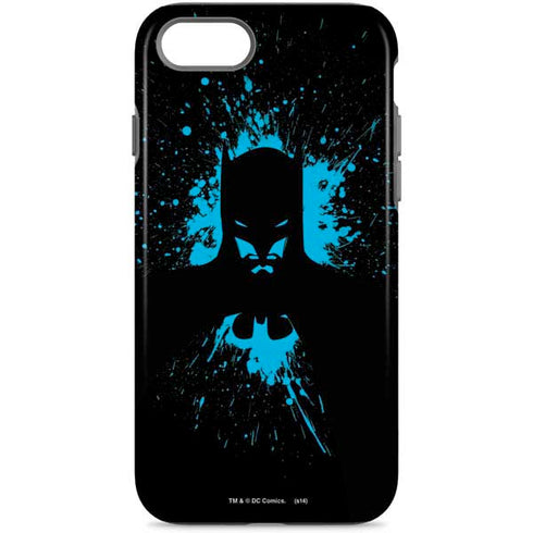 DC Comics Batman Blue Splash character shape iPhone 8 Pro Case