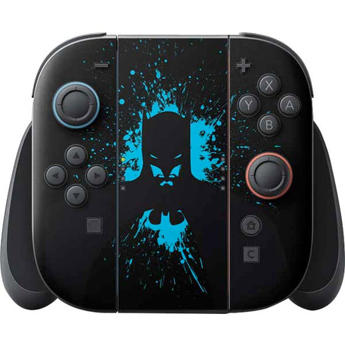 DC Comics Batman Blue Splash character shape Nintendo Skins
