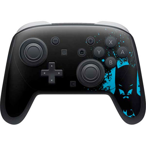 DC Comics Batman Blue Splash character shape Nintendo Switch 2 (2025) Pro Controller Skin