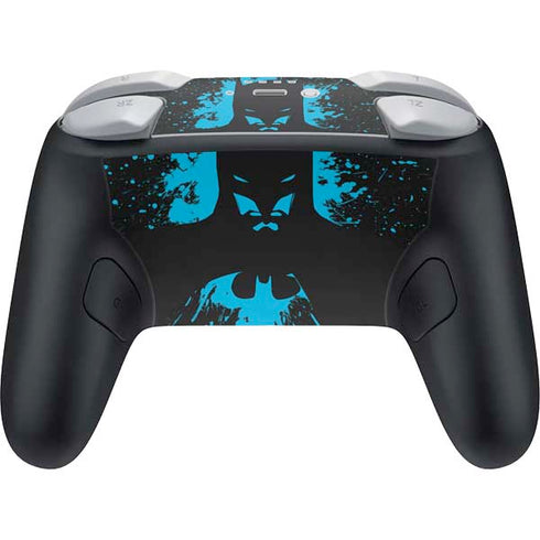DC Comics Batman Blue Splash character shape Nintendo Switch 2 (2025) Pro Controller Skin