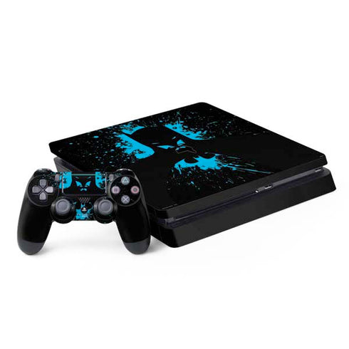 DC Comics Batman Blue Splash character shape PlayStation PS4 Skins
