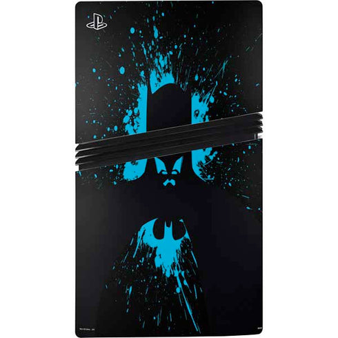 DC Comics Batman Blue Splash character shape PS5 Pro Bundle Skin