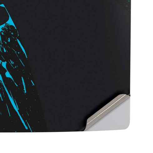 DC Comics Batman Blue Splash character shape PS5 Pro Disk Console Skin