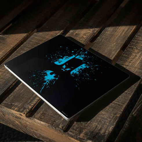 DC Comics Batman Blue Splash character shape Surface Laptop 3 13.5in Skin