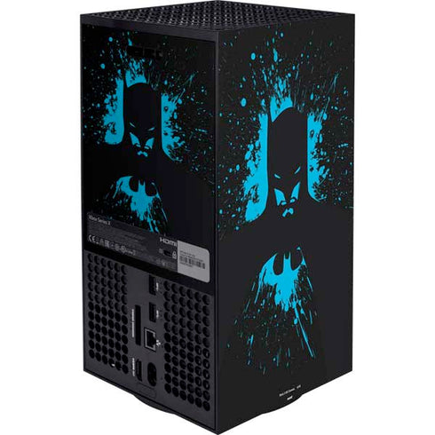 DC Comics Batman Blue Splash character shape Xbox Series X Bundle Skin