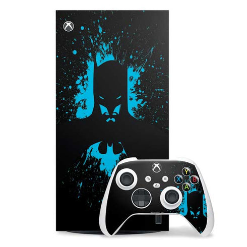 DC Comics Batman Blue Splash character shape Xbox Series X Skins