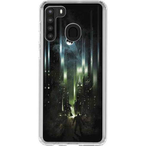 DC Comics Batman Call Sign City Galaxy A21 Clear Case
