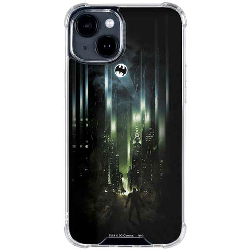 DC Comics Batman Call Sign City iPhone 15 Clear Case