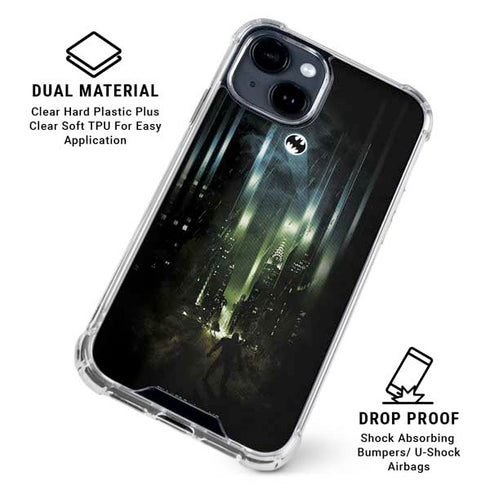 DC Comics Batman Call Sign City iPhone 15 Clear Case