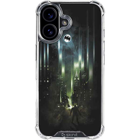 DC Comics Batman Call Sign City iPhone 16 Plus Clear Case
