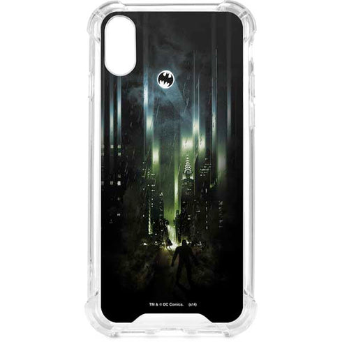 DC Comics Batman Call Sign City iPhone XS Clear Case