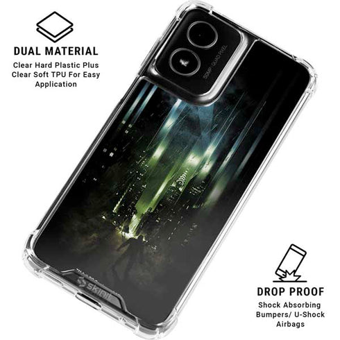DC Comics Batman Call Sign City Moto G Power 5G (2024) Clear Case