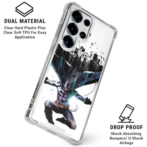 DC Comics Batman Black Mirror Cover #3 Galaxy S25 Ultra Clear Case