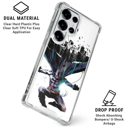 DC Comics Batman Black Mirror Cover #3 Galaxy S26 Ultra Clear Case
