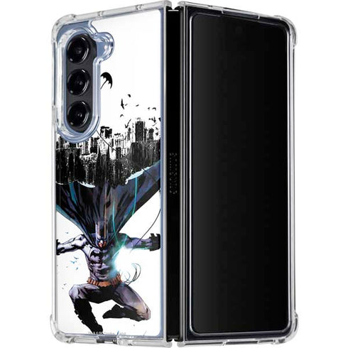 DC Comics Batman Black Mirror Cover #3 Galaxy Z Fold5 5G Clear Case