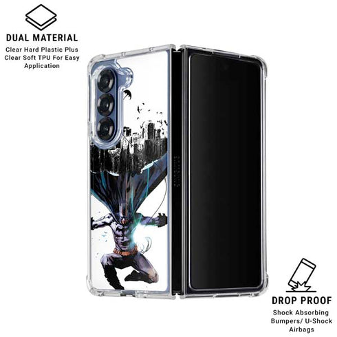 DC Comics Batman Black Mirror Cover #3 Galaxy Z Fold6 Clear Case