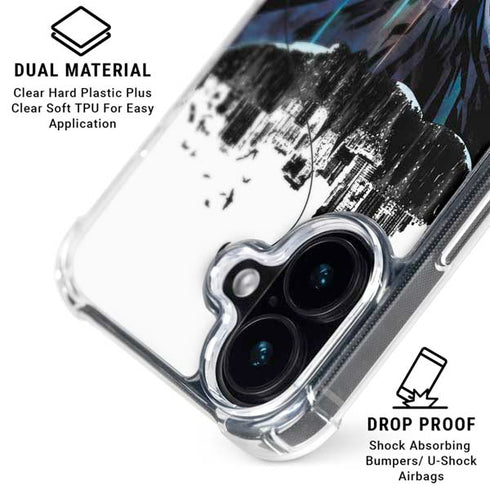 DC Comics Batman Black Mirror Cover #3 iPhone 16 Plus Clear Case