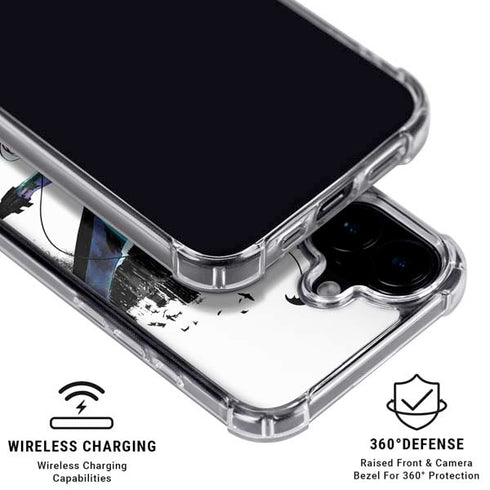 DC Comics Batman Black Mirror Cover #3 iPhone 17 Clear Case