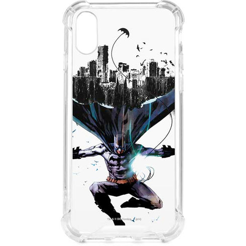 DC Comics Batman Black Mirror Cover #3 iPhone XS Clear Case