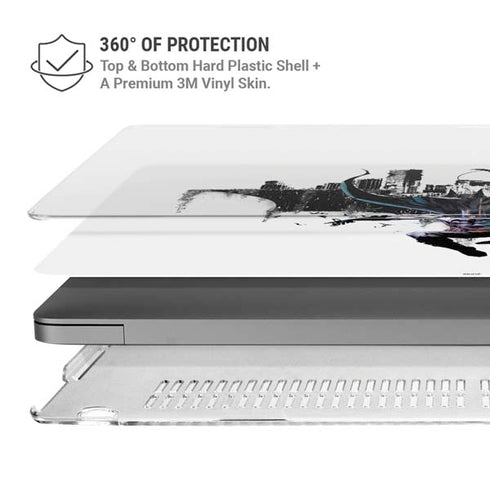 DC Comics Batman Black Mirror Cover #3 MacBook Pro 14in (2021-24) Case plus Skin