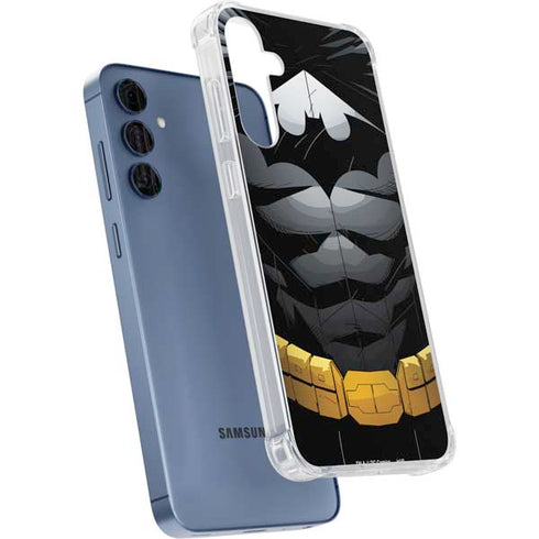DC Comics Batman Chest Comic art Galaxy A55 5G Clear Case