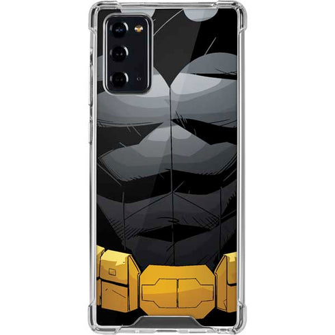 DC Comics Batman Chest Comic art Galaxy Note20 5G Clear Case