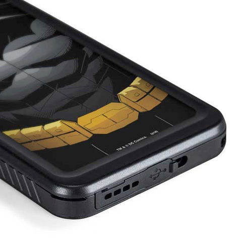 DC Comics Batman Chest Comic art Galaxy S24 Plus Waterproof Case