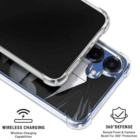 DC Comics Batman Chest Comic art Galaxy S25 Clear Case