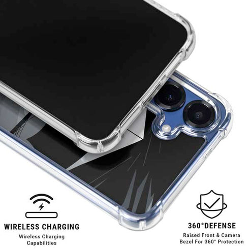 DC Comics Batman Chest Comic art Galaxy S25 FE Clear Case