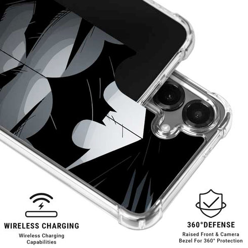 DC Comics Batman Chest Comic art Galaxy S26 Clear Case