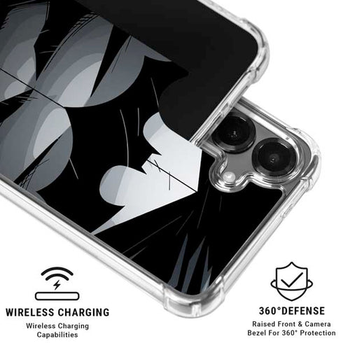 DC Comics Batman Chest Comic art Galaxy S26 Plus Clear Case