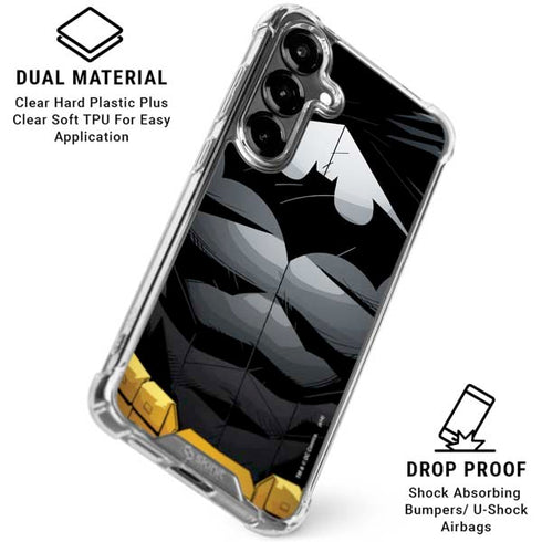 DC Comics Batman Chest Comic art Galaxy S26 Plus Clear Case