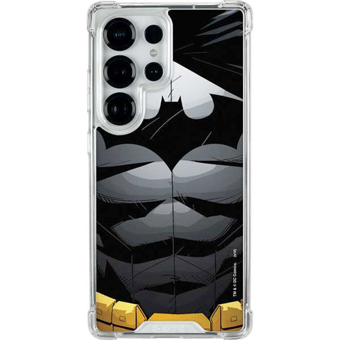 DC Comics Batman Chest Comic art Galaxy S26 Ultra Clear Case