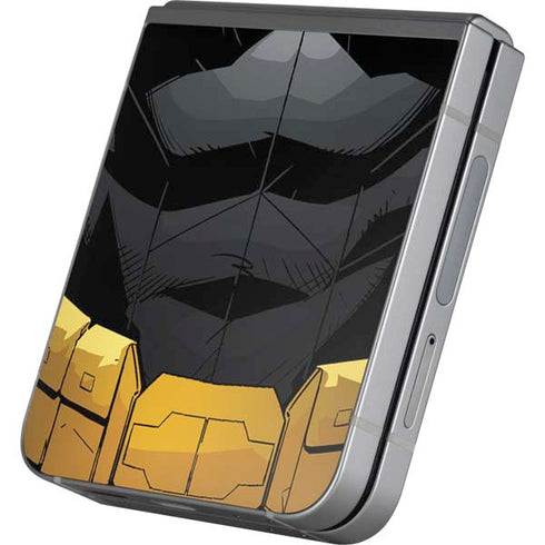 DC Comics Batman Chest Comic art Galaxy Z Flip6 Skin