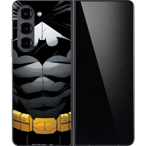 DC Comics Batman Chest Comic art Galaxy Z Fold5 5G Skin