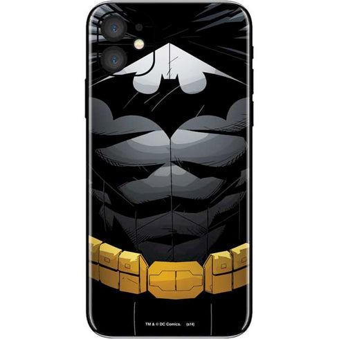 DC Comics Batman Chest Comic art iPhone 11 Skin