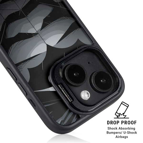 DC Comics Batman Chest Comic art iPhone 15 Plus Kickstand Case