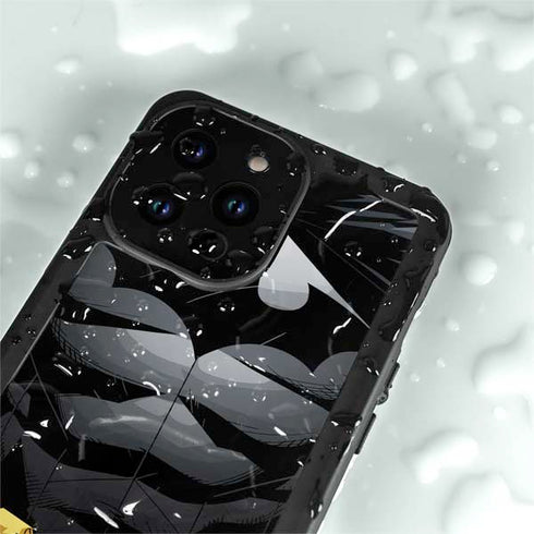 DC Comics Batman Chest Comic art iPhone 15 Pro Waterproof Case