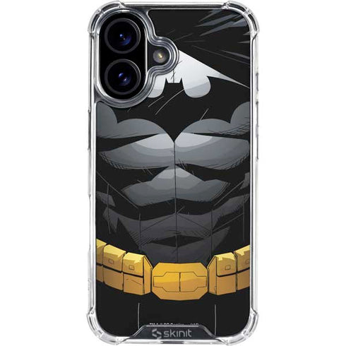 DC Comics Batman Chest Comic art iPhone 16 Clear Case