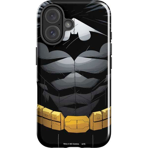 DC Comics Batman Chest Comic art iPhone 16 Impact Case