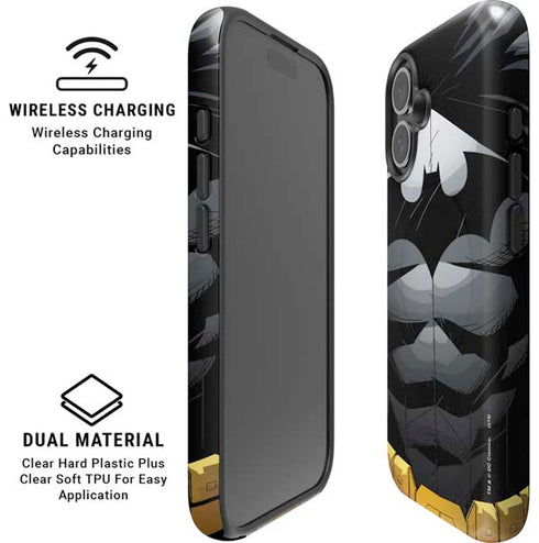 DC Comics Batman Chest Comic art iPhone 16 Magsafe Impact Case