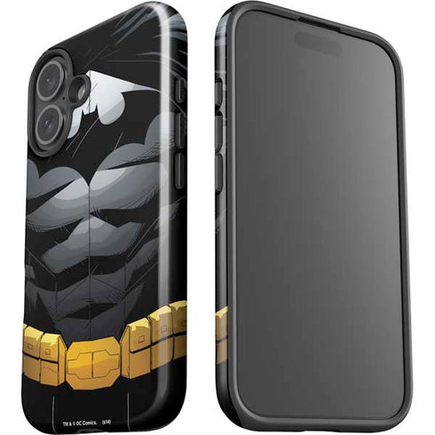 DC Comics Batman Chest Comic art iPhone 16 Plus Impact Case