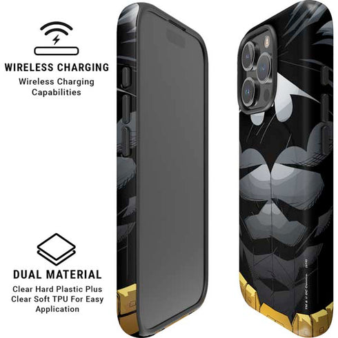 DC Comics Batman Chest Comic art iPhone 16 Pro Magsafe Impact Case