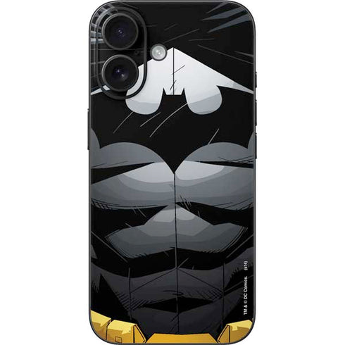 DC Comics Batman Chest Comic art iPhone 16 Skin