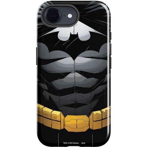 DC Comics Batman Chest Comic art iPhone 16e Impact Case