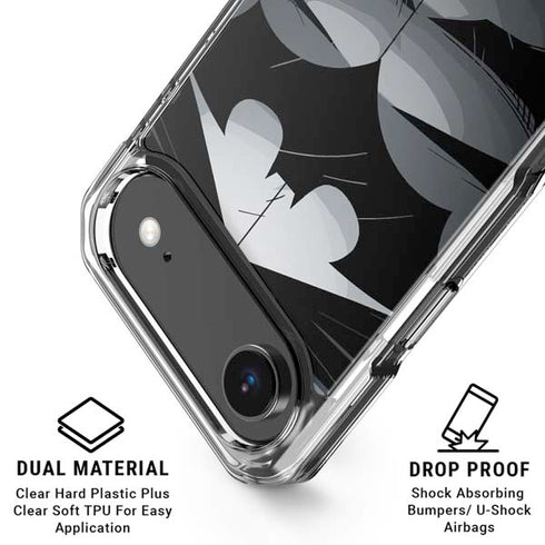 DC Comics Batman Chest Comic art iPhone 17 Air Clear Case