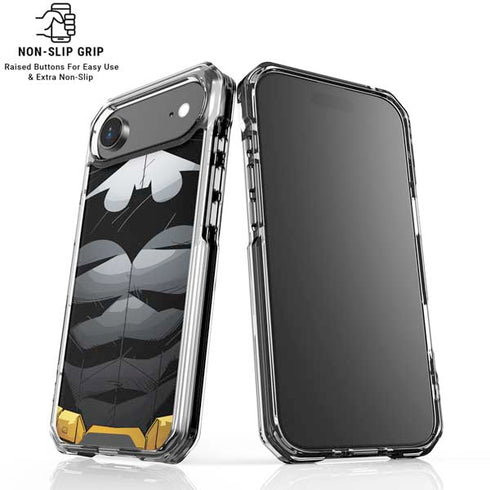 DC Comics Batman Chest Comic art iPhone 17 Air Clear Case