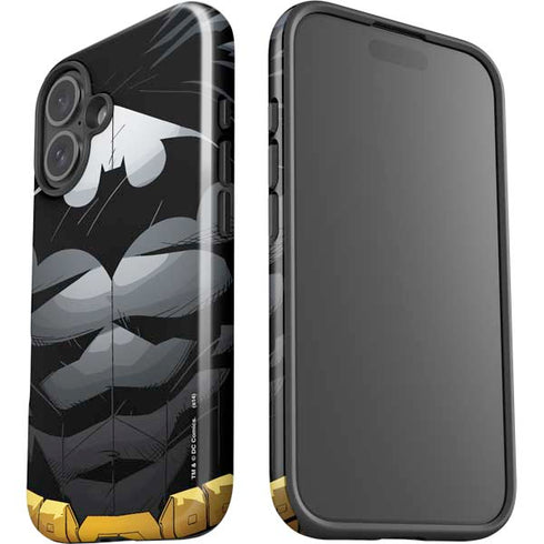 DC Comics Batman Chest Comic art iPhone 17 Impact Case