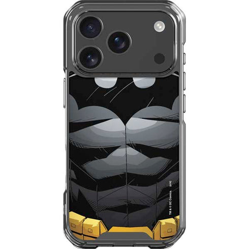 DC Comics Batman Chest Comic art iPhone 17 Pro Clear Case